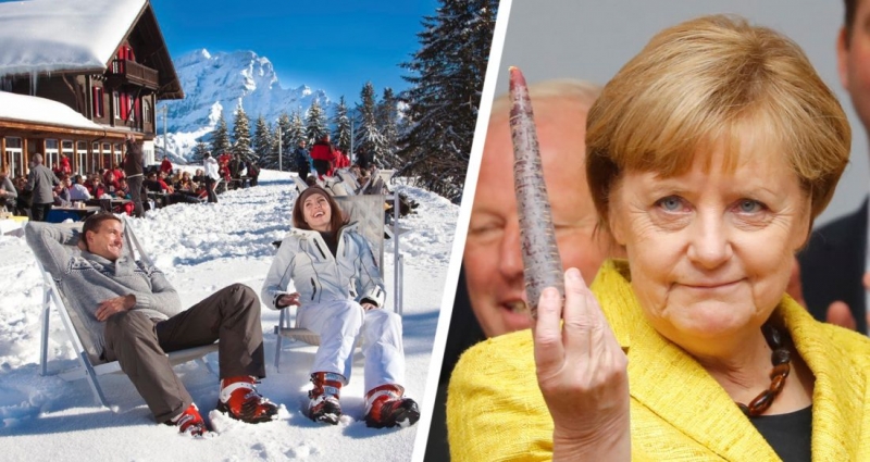 Ангела Меркель потребовала закрыть в Европе все горнолыжные курорты