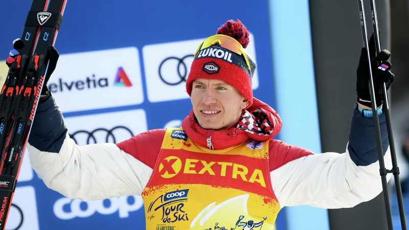Большунов укрепил лидерство в общем зачете "Тур де Ски"