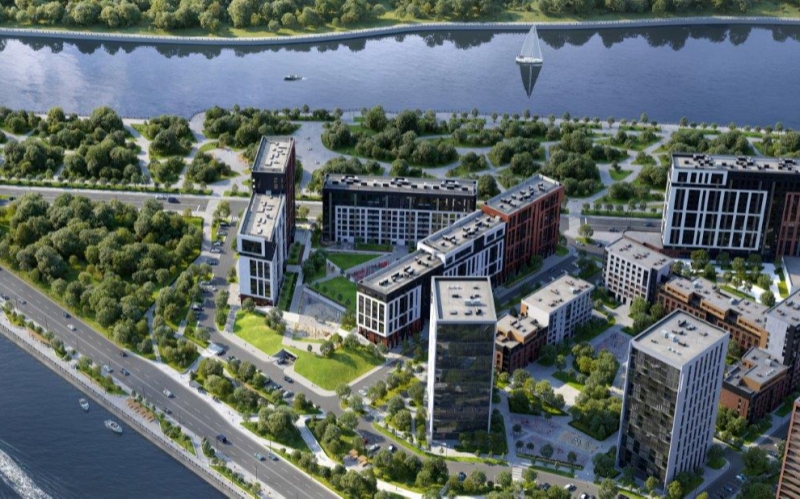 В окружении набережных: каким будет жилой остров на Москве-реке