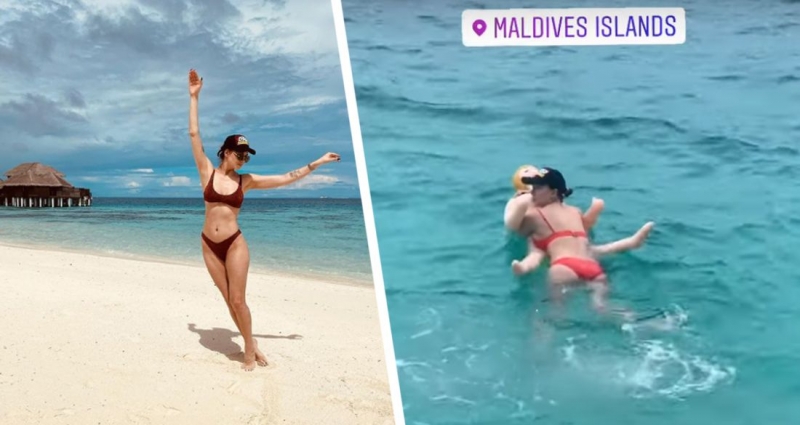 Звезда «Универа» поплавала на Мальдивах на надувной секс-кукле