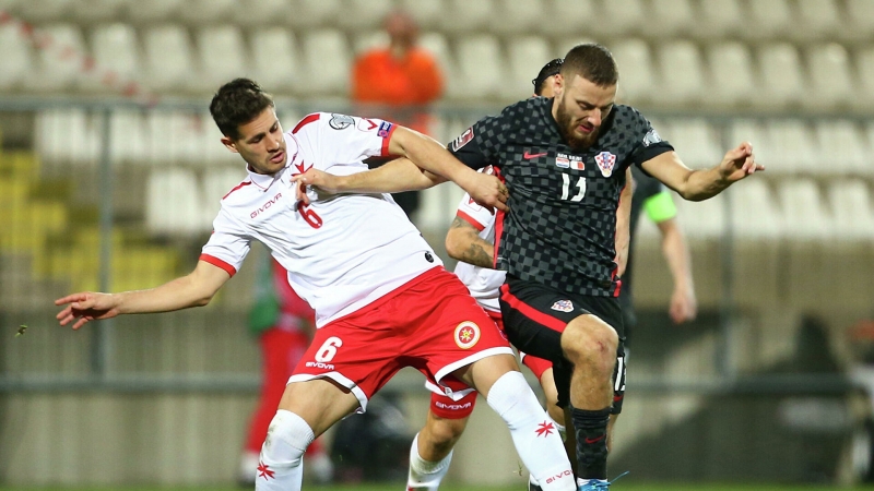 Сборная Хорватии победила Мальту в матче отбора ЧМ-2022