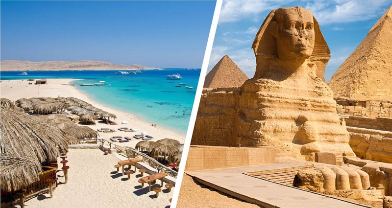 На курорты Египта пришло настоящее лето: российские туристы загорают в Хургаде