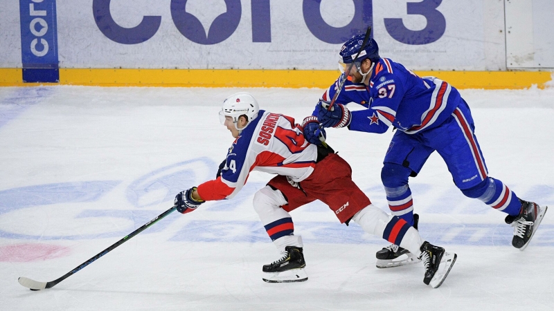 СКА обыграл ЦСКА и сократил отставание в полуфинальной серии плей-офф КХЛ