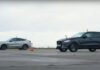 BMW X6 M сразилась с Jaguar F-Pace в гонке по прямой. Видео