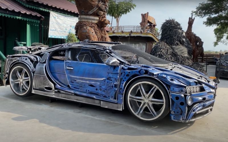 
            В Таиланде собрали Bugatti Chiron из кусков металла
        