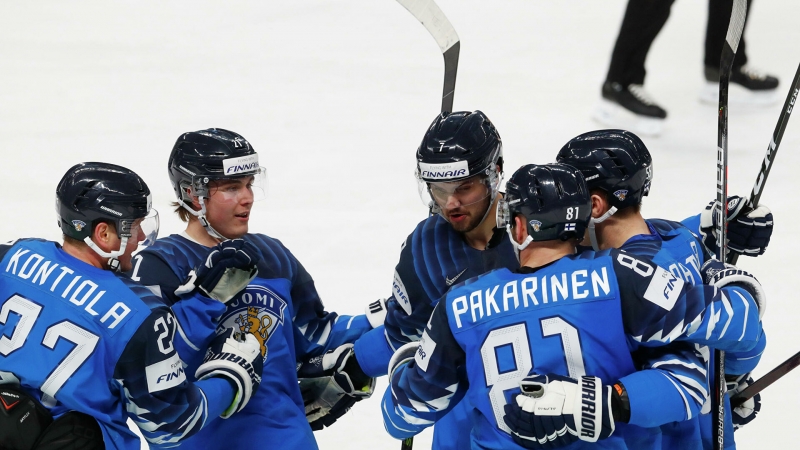 Сборная Финляндии обыграла команду Норвегии в матче ЧМ по хоккею