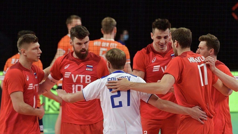 Сборная России по волейболу обыграла команду Ирана в матче Лиги наций