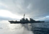 Американский эсминец направился на учения в Черное море