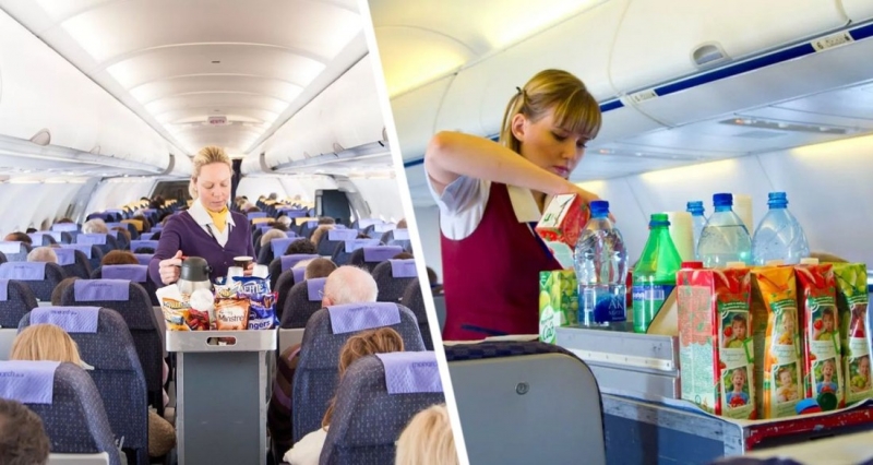Рассказано, почему в самолете можно выбрать только два блюда, чтобы вкусно поесть, и каких напитков всегда надо избегать ради безопасности