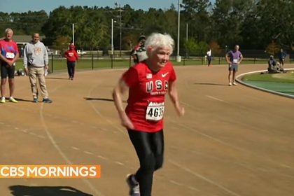 105-летняя американка установила мировой рекорд по бегу