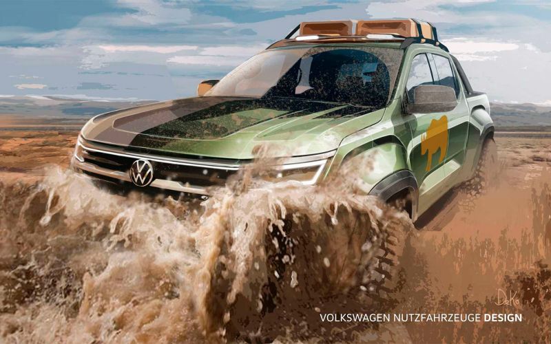 Volkswagen показал дизайн нового Amarok