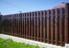 Забор из евроштакетника