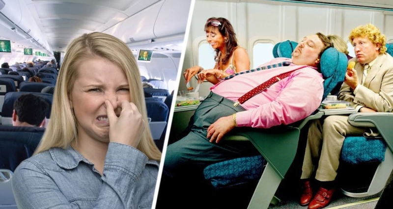 Стюардесса рассказала, что делать если толстый пассажир, сидящий рядом, заваливается на вас