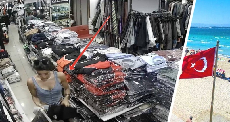 Турки возмутились наглым воровством российских туристов в магазине одежды