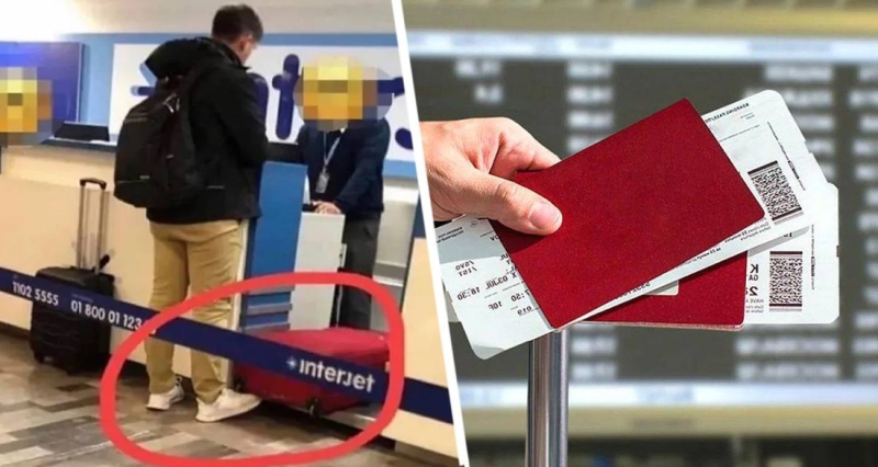 Турист показал ловкий трюк, как избежать платы за багаж в аэропорту