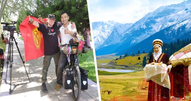 Турист доехал на велосипеде из Германии до Киргизстана и решил ехать дальше