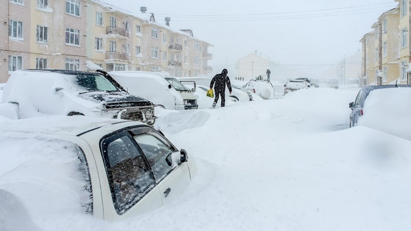 Районы Сахалинской области окажутся во власти снежного циклона