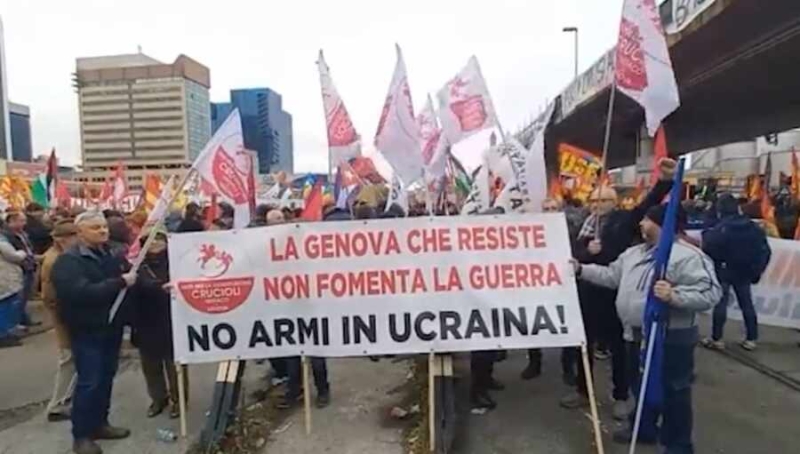 В Риме прошел митинг против поставки оружия на Украину