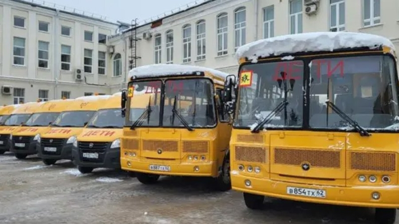 Больше 40 школьных автобусов поступят в Рязанскую область