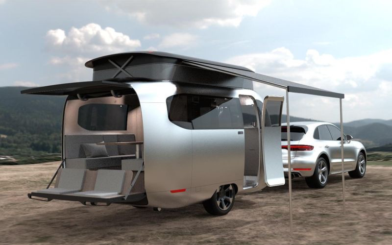 Porsche и поставщик НАСА создали футуристический дом на колесах