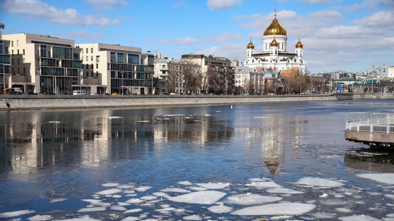 В Москве и области объявили штормовое предупреждение из-за риска половодья